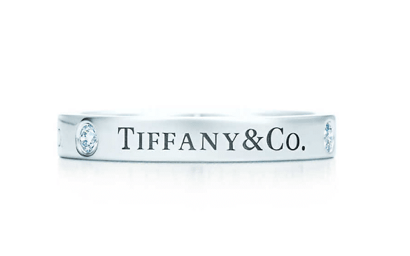Tiffany & Co Narrow Band Studded Crystals Couple Style Fine Jewelry Street Luxurious Knock-off GRP02847