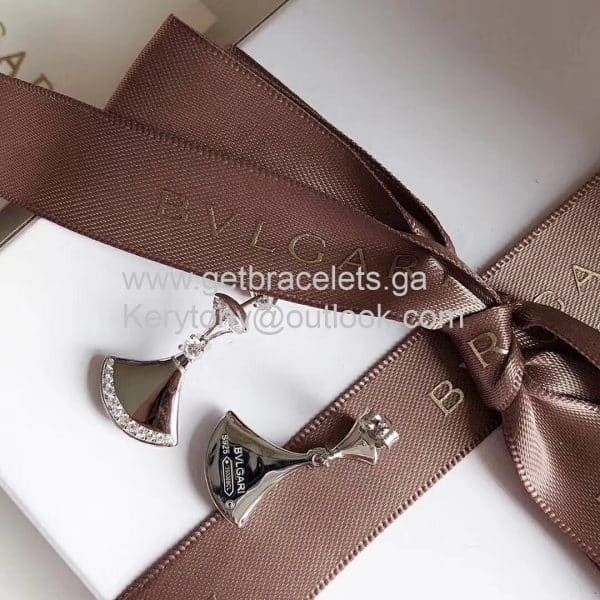 Divas Dream Sterling Silver Earrings With Diamonds Replica