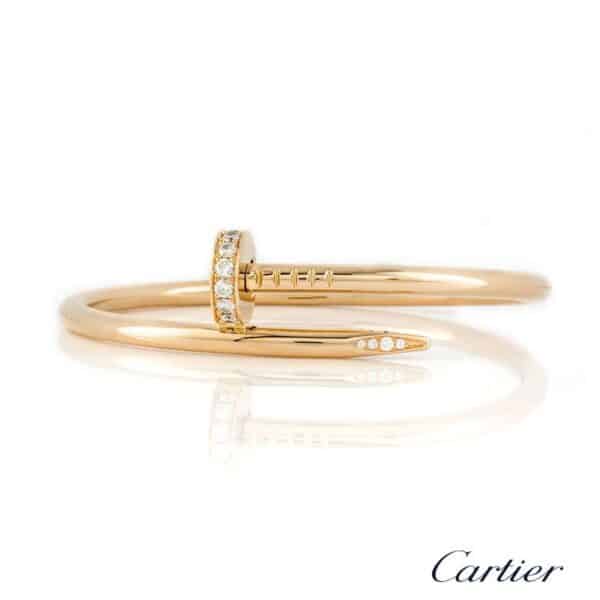 Cheap Cartier Juste Un Clou Bracelet Pink Gold Diamonds B6039015
