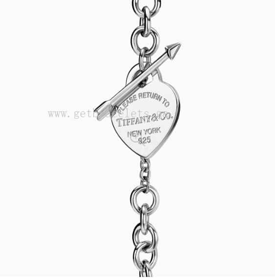 Return to Tiffany Lovestruck Heart Tag Bracelet in Silver Medium