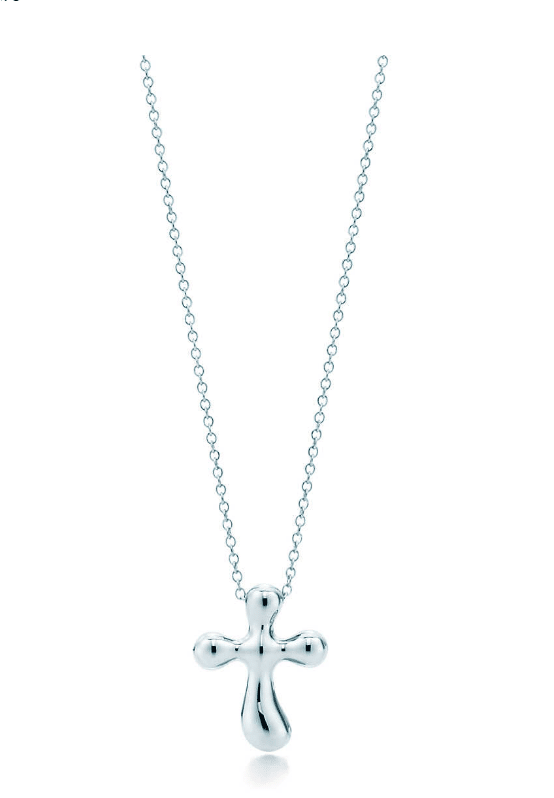 Tiffany Elsa Peretti Cross Pendant Necklace US Sale Women Jewelry 33279175