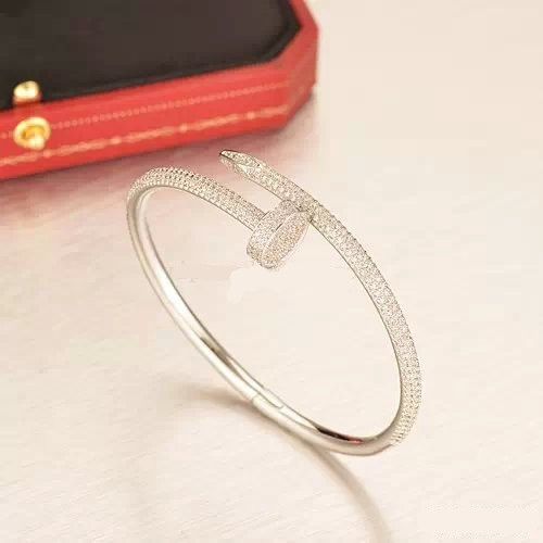 Cartier Juste Un Clou Bracelet White Gold, Diamonds