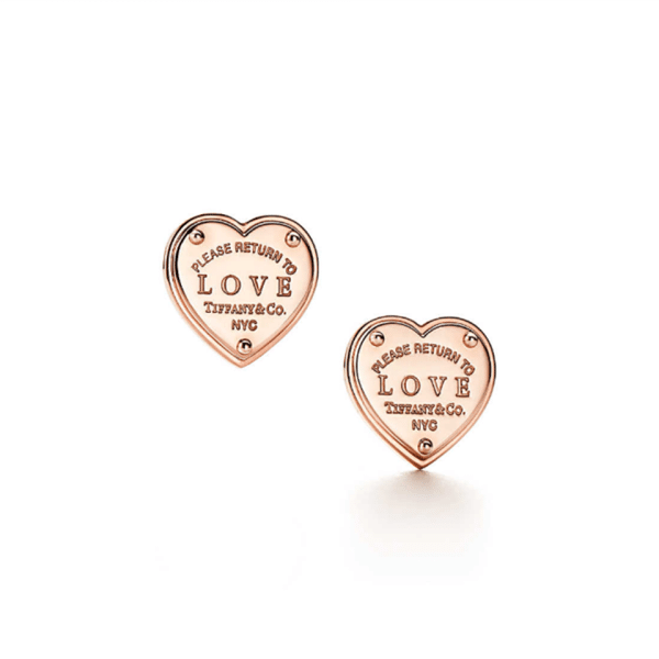 Wholesale Tiffany Heart Love Earrings Diamonds Latest Women Fine Jewelry
