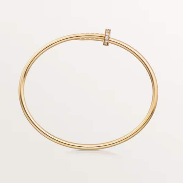 1:1 Replica Cartier Juste Un Clou SM Yellow Gold Bracelet with Diamonds B6066117