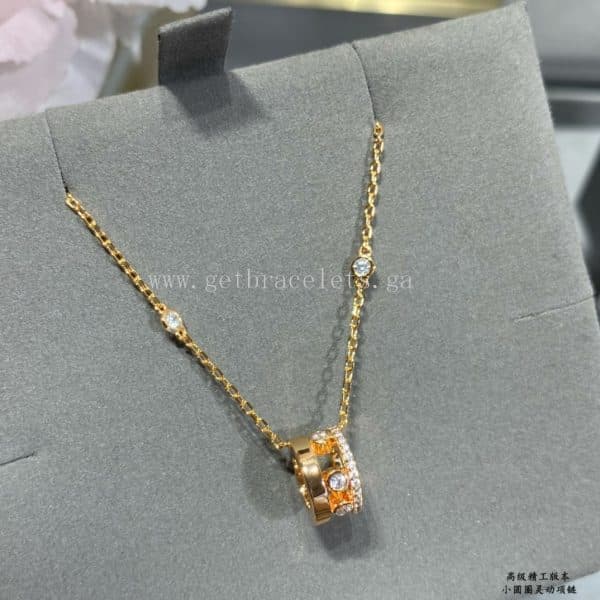 Messika Move Romane Diamond Necklace White Gold/Rose Gold