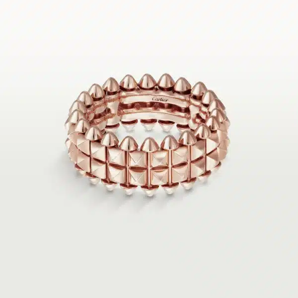 Clash de Cartier Ring Double-Row Model Rose Gold/Yellow Gold/White Gold