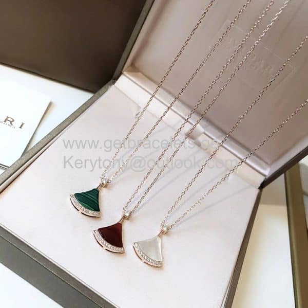Divas Dream Necklace Black/White/Red With White Gold and Diamonds Cheap