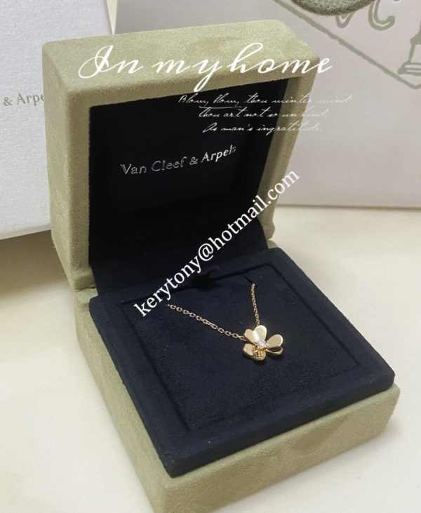 2021 Best Price Van Cleef Arpels Frivole Pendant Yellow Gold/White Gold/Rose Gold With Diamond Replica