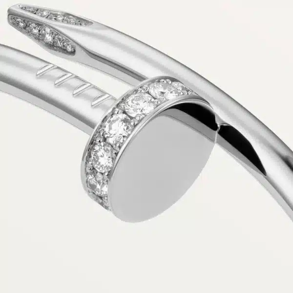 1:1 Replica Cartier Juste Un Clou SM White Gold Bracelet with Diamonds B6064817