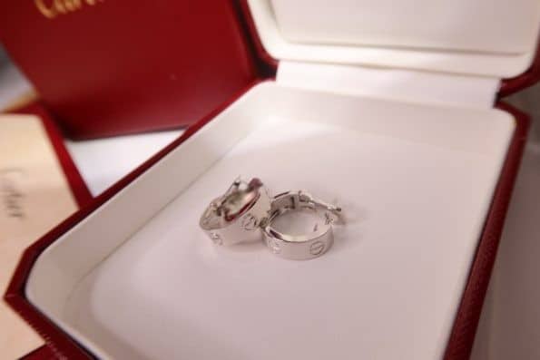 1:1 Version Cartier Love Earrings Yellow Gold/Rose Gold/White Gold