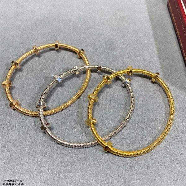 Cartier Ecrou De Cartier Bracelet Yellow Gold/Rose Gold/White Gold