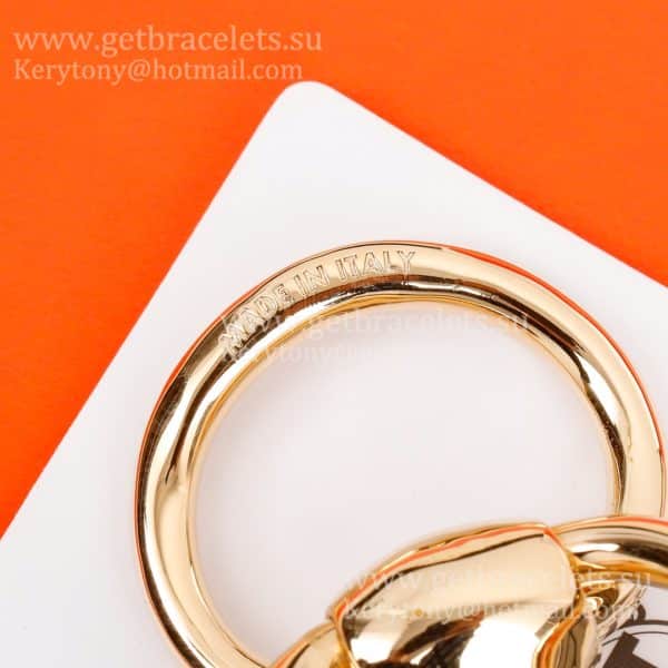 High Quality Hermes Mors Scarf Ring/Buckle in Rose Gold
