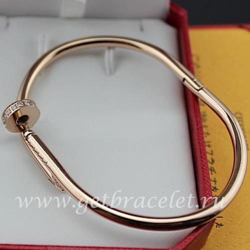 Cheap Cartier Juste Un Clou Bracelet Pink Gold Diamonds B6039015