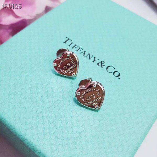 Tiffany & Co Timeless Style Return To Sterling Silver Mini Heart New York Womens Couple Style Jewelry USA