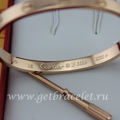 Copy Cartier Love Bracelet For Men and Women Pink Gold B6035616 (New Version – Prevent Screws Fall Out)