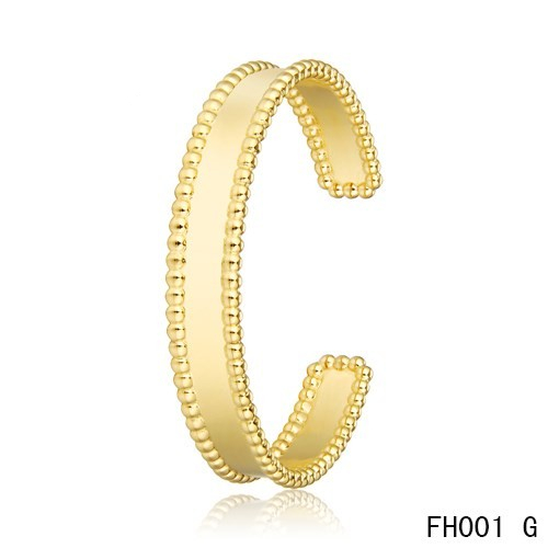 Premium replica Imitation Van Cleef And Arpels Open Bracelet In Yellow Gold