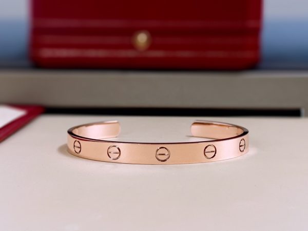 Cartier Semi-Open Love Bracelet Love Bracelet Yellow Gold/White Gold/Rose Gold
