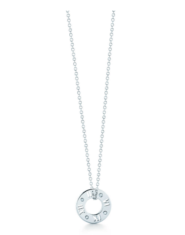 Replica Tiffany Atlas Pierced Circle Pendant Studded Diamonds Necklace Jewelry Online Shop 34160856/30480554