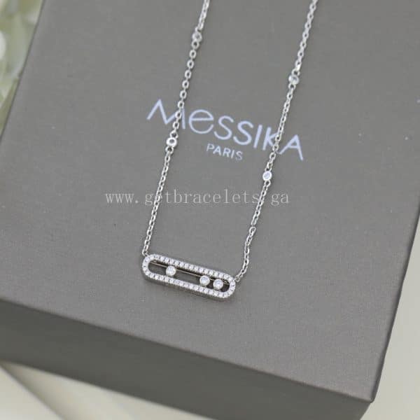 Messika Move Pave For Her Diamond Necklace White Gold/Yellow Gold/Rose Gold