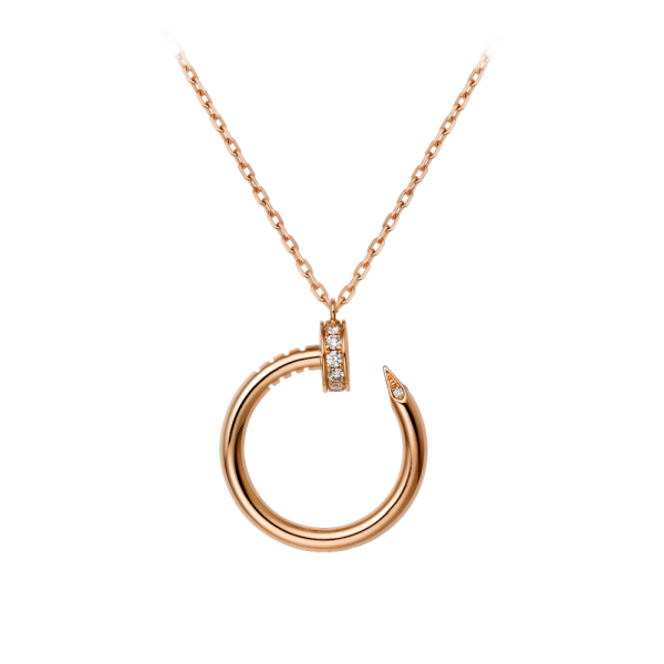 Cartier Juste Un Clou Necklace Pink Gold, Diamonds B7224513
