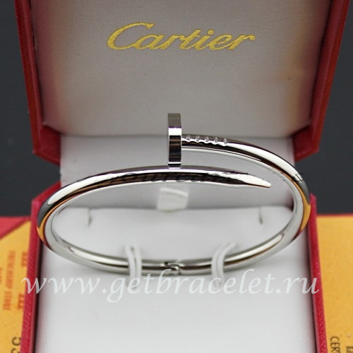 Premium replica Cartier Juste Un Clou Bracelet White Gold B6037615