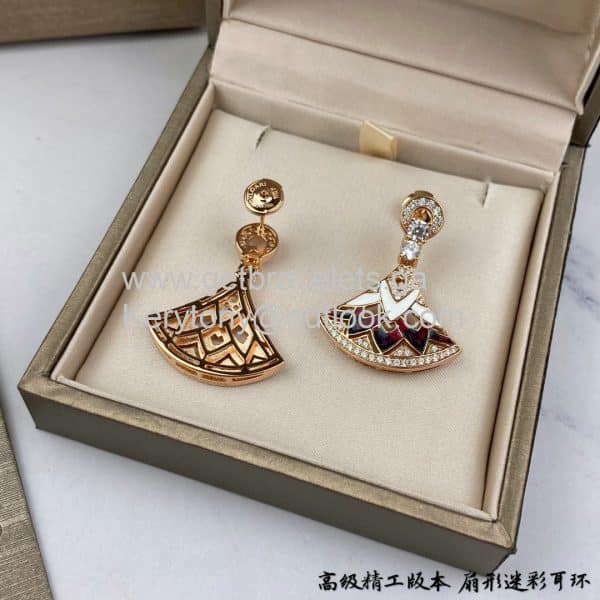 Divas Dream Multicolour Earrings Rose Gold Cheapest