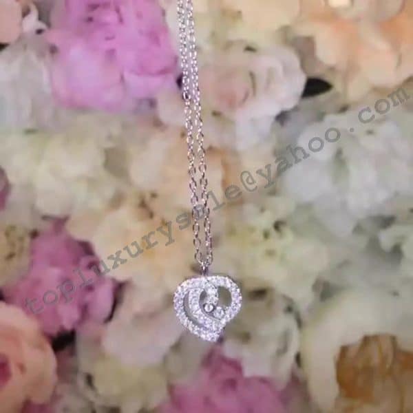 Tiffany Enchant Heart Pendant Necklace Sterling Silver Diamonds Cheap Jewellery 33725876