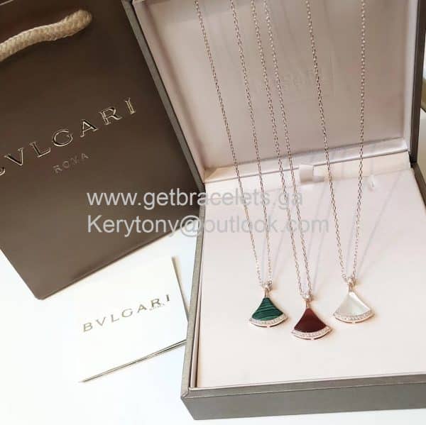 Divas Dream Necklace Black/White/Red With White Gold and Diamonds Cheap