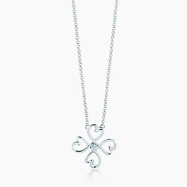 Premium replica Tiffany & Co. Paloma Picasso Loving Heart Pendant Sterling Silver Chain Necklace Couple Style 34506116/34506124