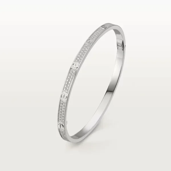 New Cartier Love Bracelet SM White Gold With Diamonds N6710817