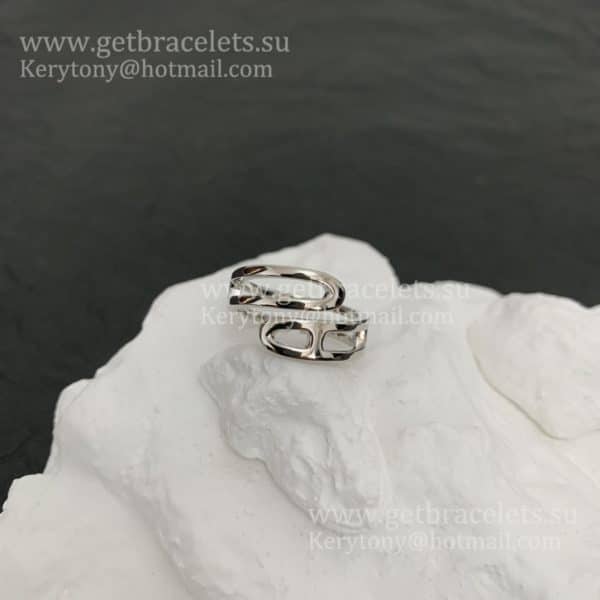 Hermes Chaine D’Ancre Punk Ring Silver Ring Jewelry High Quality America