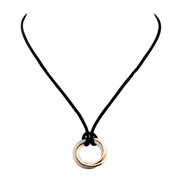 Trinity Pendant, Medium Model 3-Gold, Diamonds B3040900