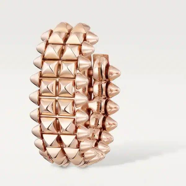 Clash de Cartier Earrings Double-Row Model Rose Gold/Yellow Gold/White Gold