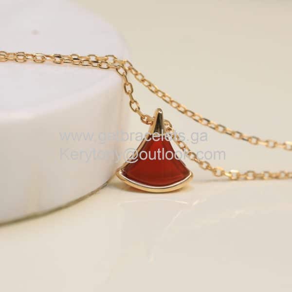 Divas Dream Rose Gold Bracelet with Carnelian For Sale
