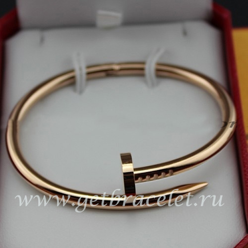 Premium replica Cartier Juste Un Clou Bracelet Pink Gold B6037715