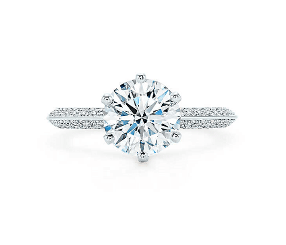 Replica Tiffany Setting Engagement Ring Diamonds Knock-off Stylish