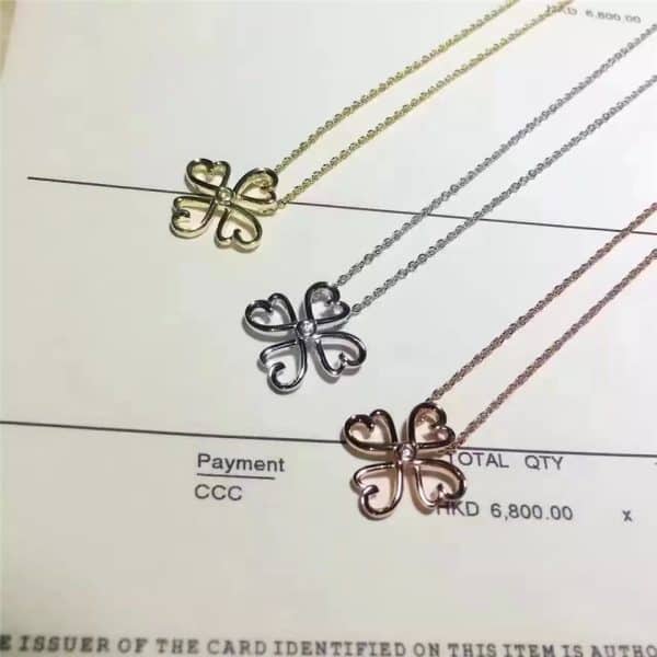 Premium replica Tiffany & Co. Paloma Picasso Loving Heart Pendant Sterling Silver Chain Necklace Couple Style 34506116/34506124