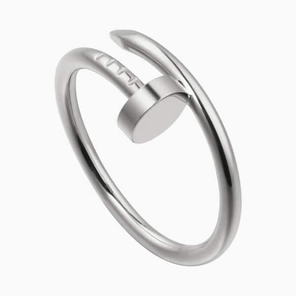 1:1 Replica Cartier Juste Un Clou SM White Gold Ring B4226000