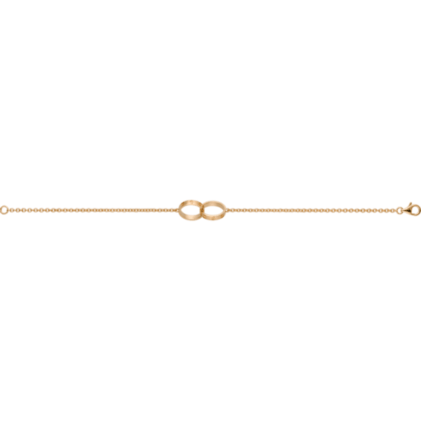 Replica Cariter Love Bracelet Yellow Gold Double Ring B6027100