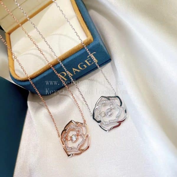 Piaget Piaget Hollow Out Pendant Rose Gold/White Gold