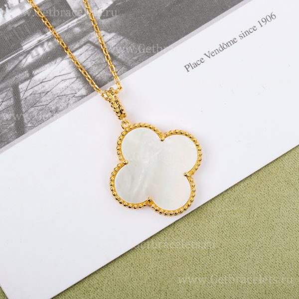 Replica Van Cleef Arpels Magic Alhambra Long Necklace 1 Motif Pendant 24mm