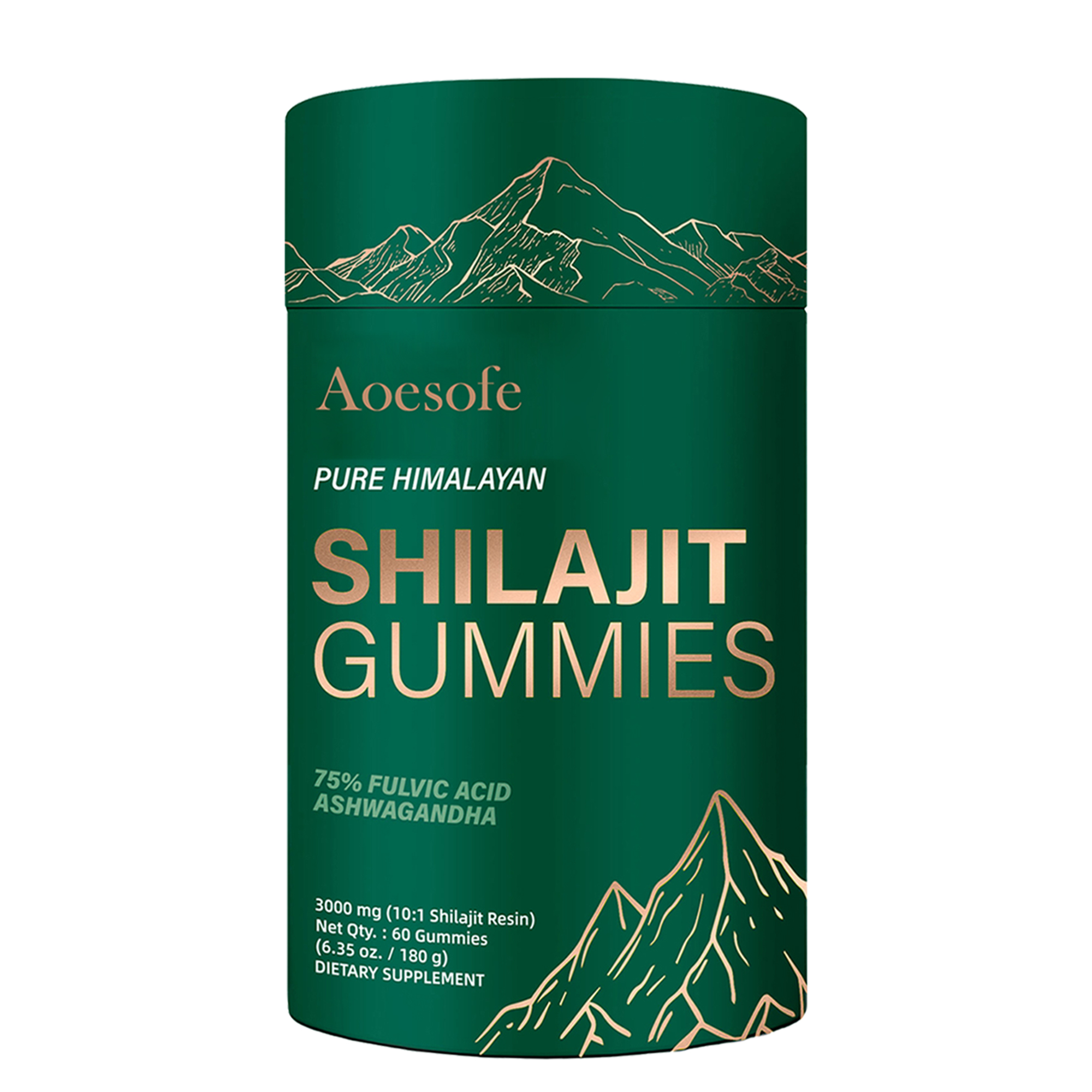 Himalayan Shilajit Gummies 3000mg With Ashwagandha