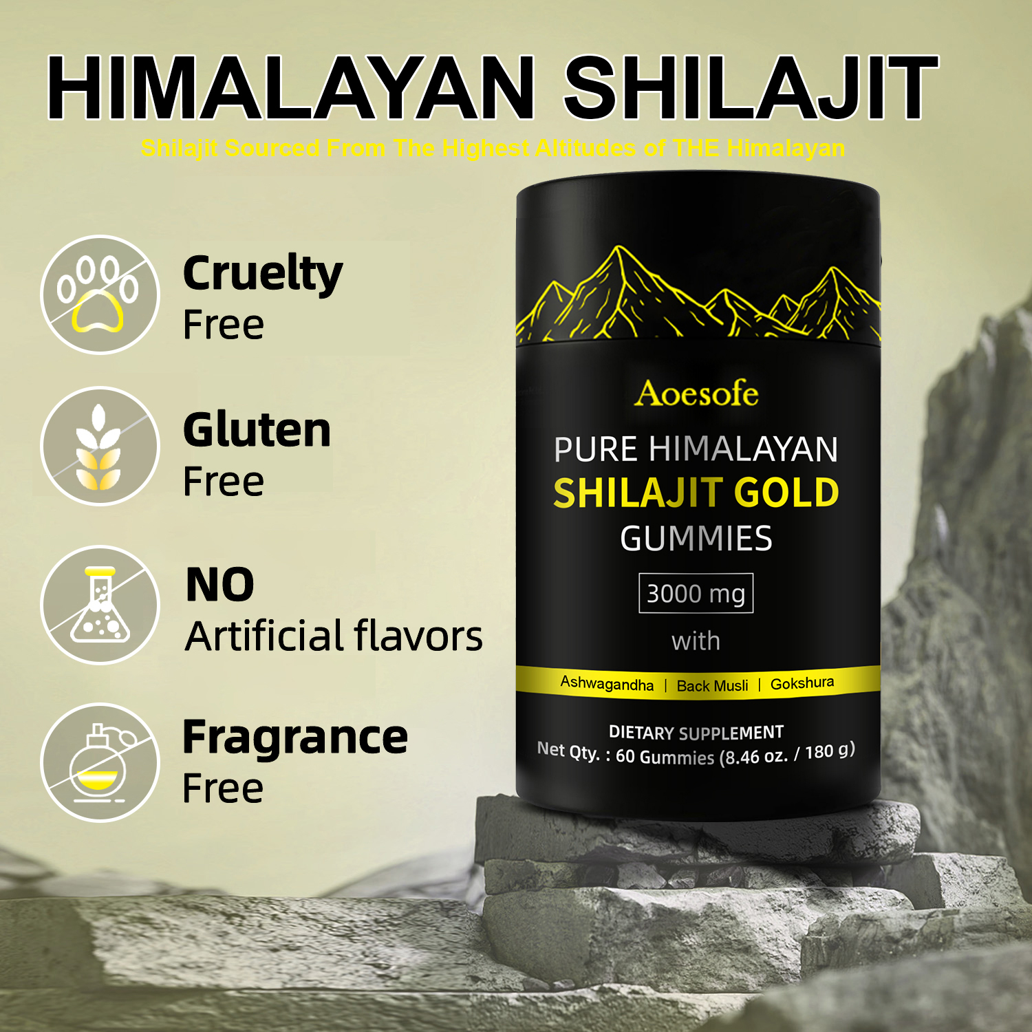 Aoesofe Shilajit Gummies