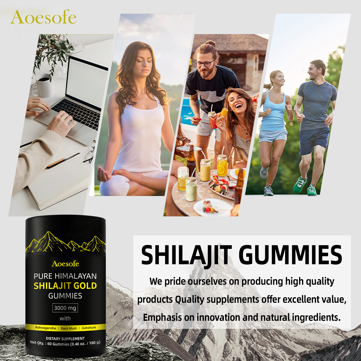 Aoesofe Shilajit Gummies