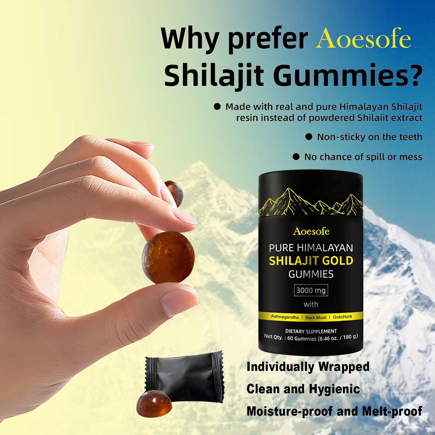 Aoesofe Shilajit Gummies