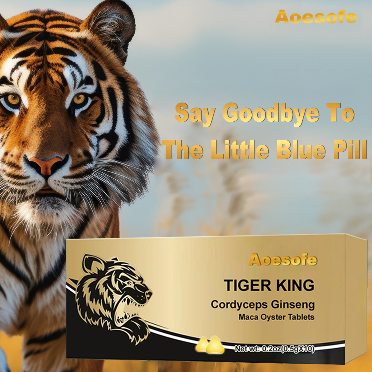 Cordyceps Ginseng Maca Oyster Extract Tablet Candy For Male Power Supplement