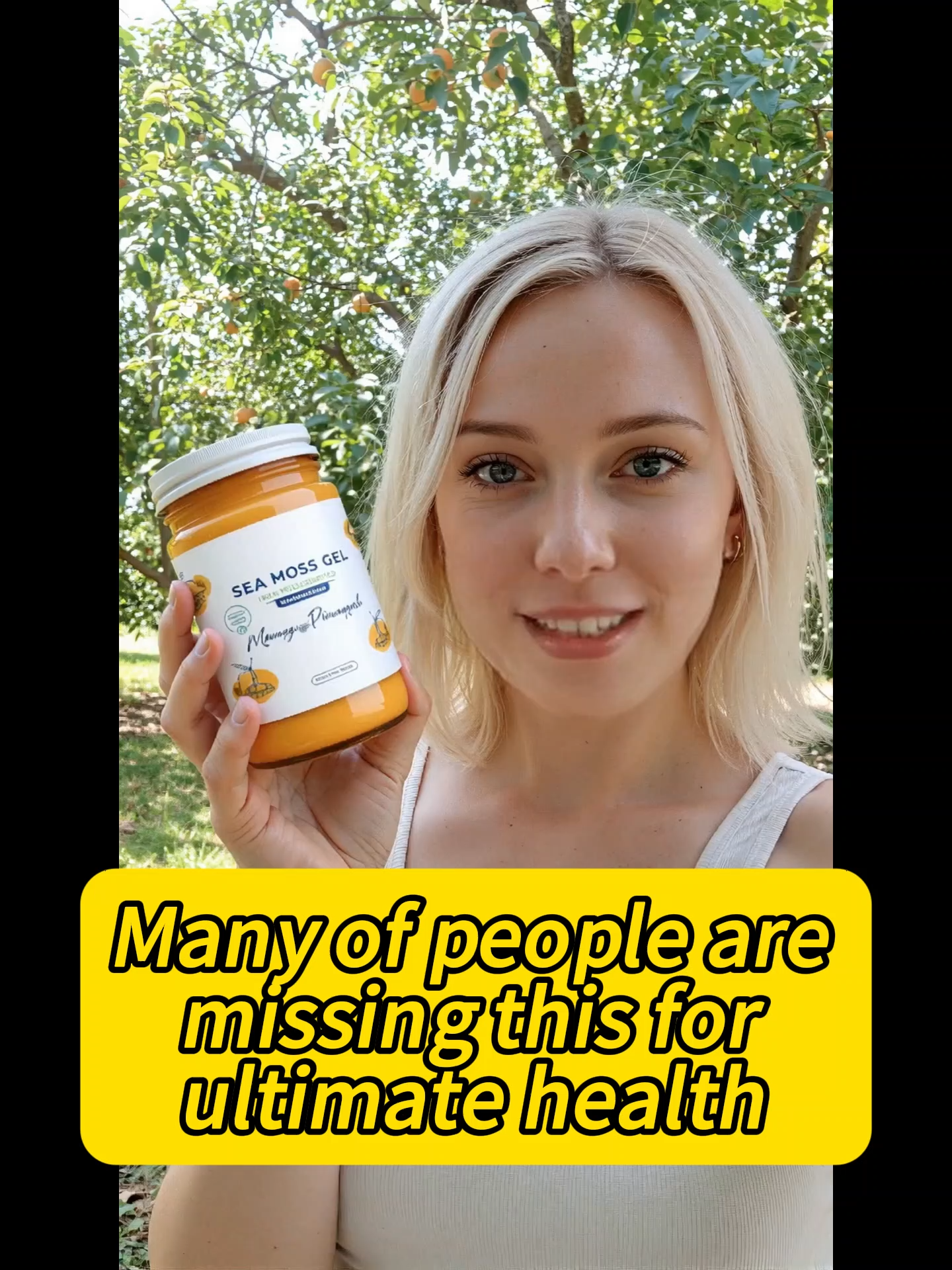 Natural Seaweed Gel,16 Ounce Bottle (Mango + Pineapple Flavor)