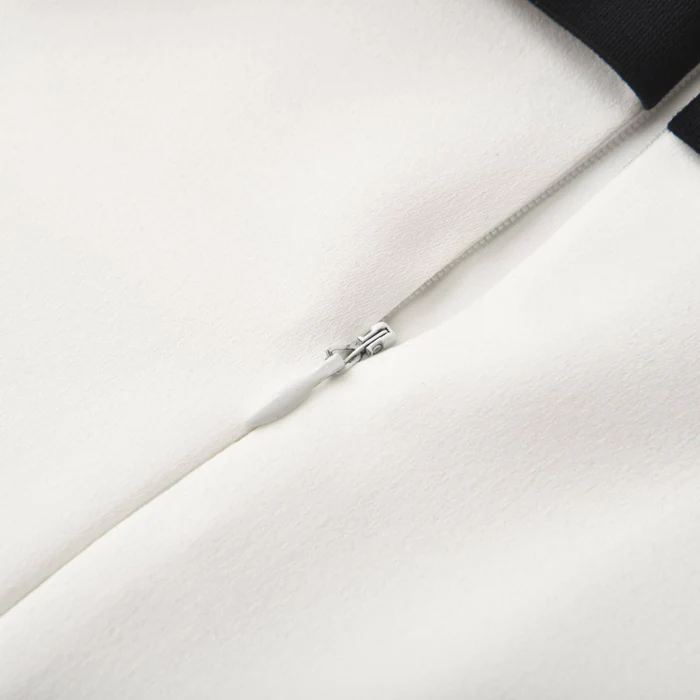 bowknot detail mini dress