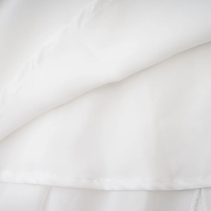 Mariah white chiffon ruffle halter neck maxi dress