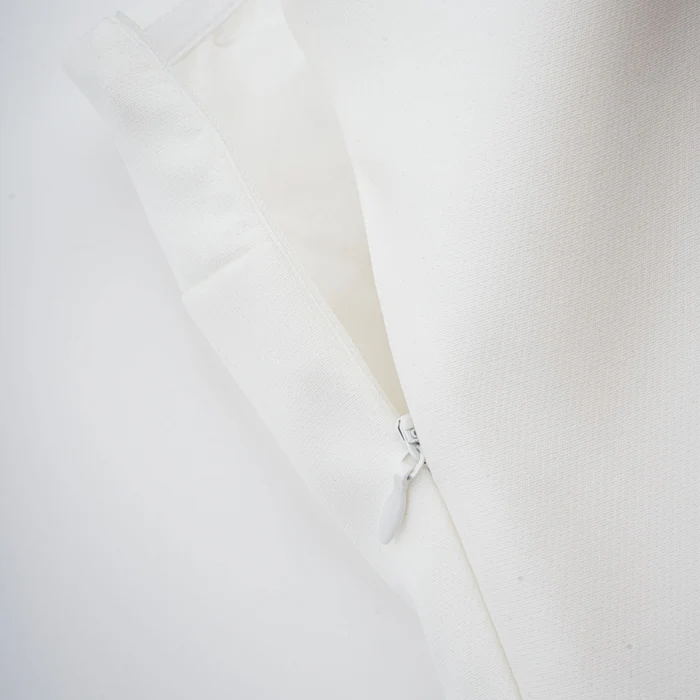 Liane floral off-shoulder mini dress in White